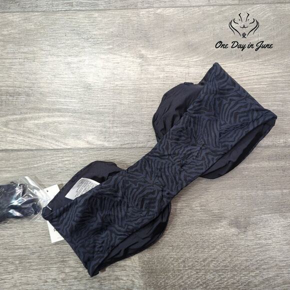 RVCA Run Wild Bandeau Bikini Top Size L - Picture 5 of 5